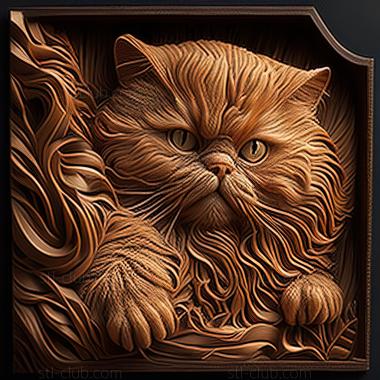 3D model st Persian cat (STL)